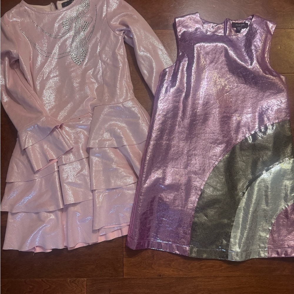 Imoga Pink and Purple Shimmer Dresses